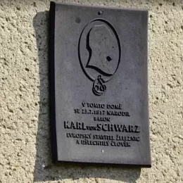 Pamětní deska Karla Schwarze - Nový Jičín-Žilina